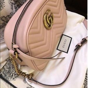 Gucci marmot small crossbody bag in PINK